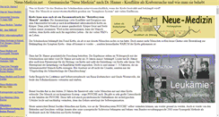 Desktop Screenshot of neue-medizin.net