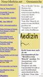Mobile Screenshot of neue-medizin.net